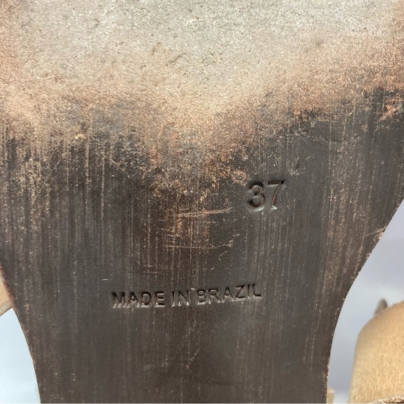 Chocolat Blu leather sandals size 37 - Picture 7 of 8